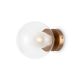 Aplice, corpuri de iluminat pentru pereti - Aplica de perete design modern minimalist Basic aurie