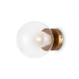 Aplice, corpuri de iluminat pentru pereti - Aplica de perete design modern minimalist Basic aurie