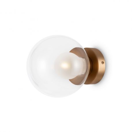 Aplice, corpuri de iluminat pentru pereti - Aplica de perete design modern minimalist Basic aurie