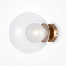 Aplice, corpuri de iluminat pentru pereti - Aplica de perete design modern minimalist Basic aurie