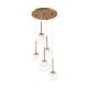 Pendule, Lustre suspendate - Lustra suspendata design modern minimalist Basic 5L aurie