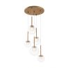 Lustra suspendata design modern minimalist Basic 5L aurie
