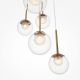 Pendule, Lustre suspendate - Lustra suspendata design modern minimalist Basic 5L aurie