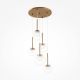 Pendule, Lustre suspendate - Lustra suspendata design modern minimalist Basic 5L aurie