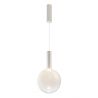 Lustra/Pendul LED design decorativ Nebula 25cm alb