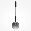 Lustra/Pendul LED design decorativ Nebula 25cm negru