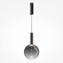 Pendule, Lustre suspendate - Lustra/Pendul LED design decorativ Nebula 25cm negru
