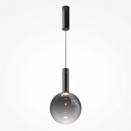 Pendule, Lustre suspendate - Lustra/Pendul LED design decorativ Nebula 25cm negru