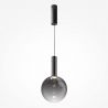 Lustra/Pendul LED design decorativ Nebula 25cm negru