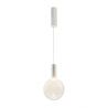 Lustra/Pendul LED design decorativ Nebula 20cm alb
