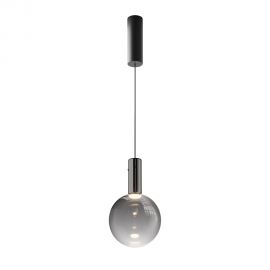 Pendule, Lustre suspendate - Lustra/Pendul LED design decorativ Nebula 20cm negru