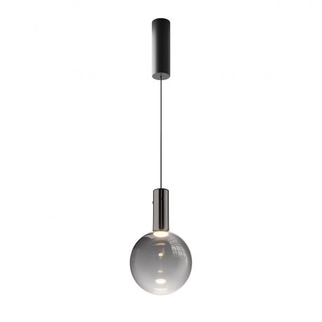 Pendule, Lustre suspendate - Lustra/Pendul LED design decorativ Nebula 20cm negru