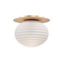 Plafoniera design modern decorativ Reels 1L auriu/alb