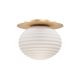 Plafoniera design modern decorativ Reels 1L auriu/alb