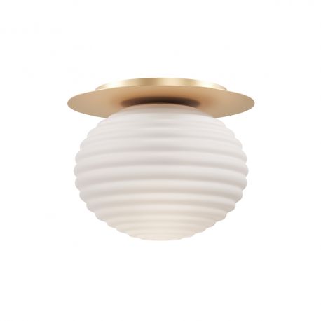 Plafoniere - Plafoniera design modern decorativ Reels 1L auriu/alb