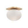 Plafoniera design modern decorativ Reels 1L auriu/alb
