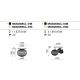 Plafoniere - Plafoniera design modern decorativ Reels 1L auriu/alb
