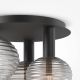 Plafoniere - Plafoniera design modern decorativ Reels 3L fumurie