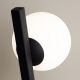 Aplice, corpuri de iluminat pentru pereti - Aplica de perete design modern minimalist Kazimir negru/alb