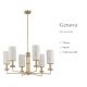Candelabre, Lustre - Candelabru 6 brate design clasic realizat manual Genova