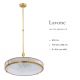 Pendule, Lustre suspendate - Lustra, Pendul design LUX realizat manual LAVONE 60cm
