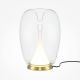 Veioze - Veioza LED / Lampa de masa design decorativ Splash auriu/transparent