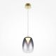 Pendule, Lustre suspendate - Pendul LED design decorativ Splash auriu/gri