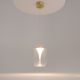 Pendule, Lustre suspendate - Pendul LED design decorativ Splash auriu/transparent