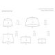 Lampadare - Lampa de podea LUX realizata manual Lea