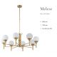 Candelabre, Lustre - Lustra deosebita design LUX realizat manual MELEZE 8L