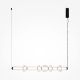 Pendule, Lustre suspendate - Lustra/Pendul LED design decorativ Cosmo negru