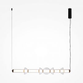 Pendule, Lustre suspendate - Lustra/Pendul LED design decorativ Cosmo negru