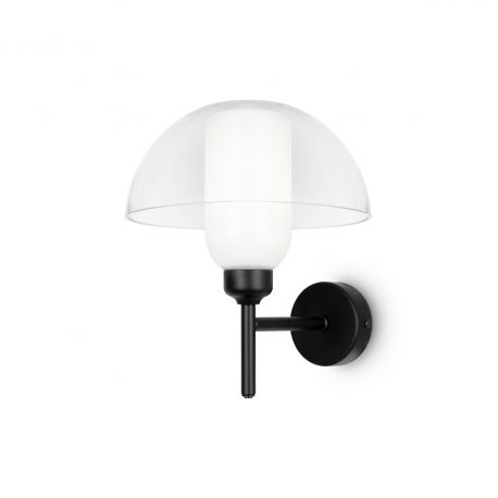 Aplice, corpuri de iluminat pentru pereti - Aplica design modern decorativ Memory negru