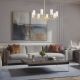 Candelabre, Lustre - Candelabru elegant realizat din alama Hampton 8L