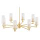 Candelabre, Lustre - Candelabru elegant realizat din alama Hampton 8L