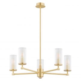 Candelabru elegant realizat din alama Hampton 5L