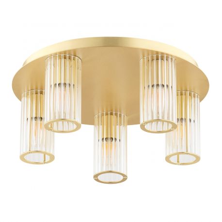 Lustre aplicate - Lustra aplicata eleganta realizata din alama Hampton 5L