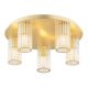 Lustre aplicate - Lustra aplicata eleganta realizata din alama Hampton 5L