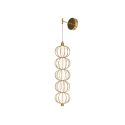Aplica LED suspendata design decorativ Golden Cage 