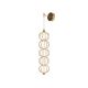 Aplica LED suspendata design decorativ Golden Cage 