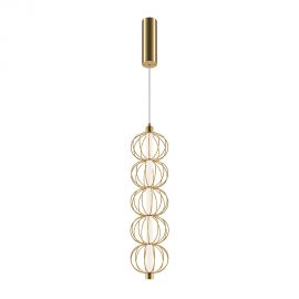 Pendule, Lustre suspendate - Lustra/Pendul LED design decorativ Golden Cage