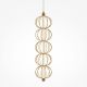 Pendule, Lustre suspendate - Lustra/Pendul LED design decorativ Golden Cage