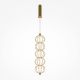 Pendule, Lustre suspendate - Lustra/Pendul LED design decorativ Golden Cage