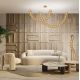 Pendule, Lustre suspendate - Lustra/Pendul LED design decorativ Golden Cage