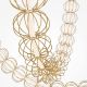 Pendule, Lustre suspendate - Lustra LED suspendata design decorativ Golden Cage