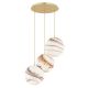 Pendule, Lustre suspendate - Lustra cu 3 pendule design minimalist Aruba