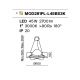 Candelabre, Lustre - Lustra LED design modern decorativ Breeze