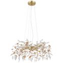 Candelabru elegant design modern Danna auriu mat/ chihlimbar