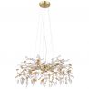 Candelabru elegant design modern Danna auriu mat/ chihlimbar