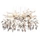 Pendule, Lustre suspendate - Candelabru elegant design modern Danna cromat/ fumuriu